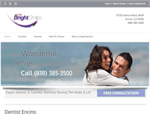 Tablet Screenshot of encinodentistla.com